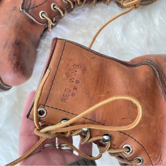 Vintage Red Wing Irish Setter Sport Boot Men’s Lace-Up Hiking Outdoors Original - Picture 4 of 11